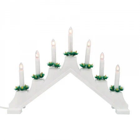 Фигурка «Новогодняя горка» 30х41см Uniel UDL-L7101-007/SWA/WW White Bridge UL-00007388