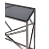 Консоль Stool Group АРТ ДЕКО 115х30 стекло smoke сталь тёмный хром ECST-015-BG-SK (115x30)