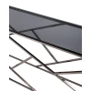Консоль Stool Group АРТ ДЕКО 115х30 стекло smoke сталь тёмный хром ECST-015-BG-SK (115x30)