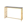 Консоль Stool Group БРУКЛИН 115х30 стекло smoke сталь золото ECST-013-TG-SK (115x30)