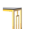 Консоль Stool Group БРУКЛИН 115х30 стекло smoke сталь золото ECST-013-TG-SK (115x30)