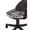 Детское кресло Stool Group УМКА абстракция красная Prisma 380 KP09-Prisma380