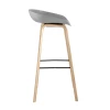 Барный стул Stool Group LIBRA серый деревян. ножки 8319 GREY