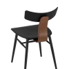 Кухонный стул Stool Group ANT пластиковый черный 8333 black