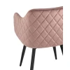 Кухонный стул Stool Group Ника вращающийся велюр пыльно-розовый MC66-5F KD HLR-44