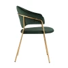 Кухонный стул Stool Group Эвита вельвет зеленый FDC8022 GREEN FUT-73