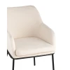 Кухонный стул с подлокотниками Stool Group Кози ткань букле молочный AV 318-L01-08