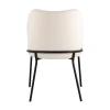 Кухонный стул с подлокотниками Stool Group Кози ткань букле молочный AV 318-L01-08