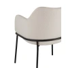 Кухонный стул с подлокотниками Stool Group Кози ткань букле молочный AV 318-L01-08