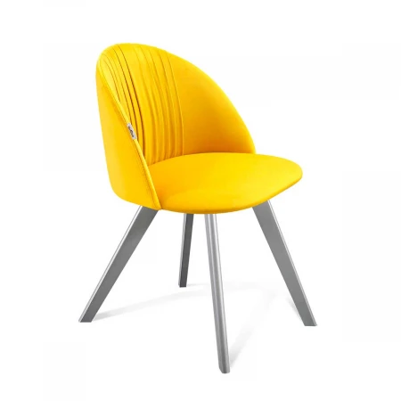 Стул Sheffilton SHT-ST35-1/S39 имперский жёлтый/серый 7204911203