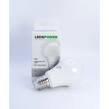 Светодиодная лампа LEDS POWER A60 E27 11Вт 4000К 006635