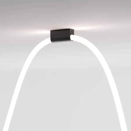 Накладные крепления для круглого гибкого неона Full light черный Elektrostandard a070757