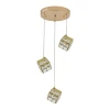 Подвесная светодиодная люстра Indigo Radioso 12048/3P Gold V000134L