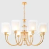Подвесная люстра Crystal Lux ELENA SP8 GOLD