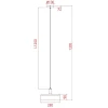 Подвесной светильник Arte Lamp Skat A7052SP-1BK