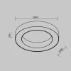 Потолочный светодиодный светильник Maytoni Technical Ceiling Lua C093CL-36W4K-B