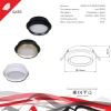 Встраиваемый светильник Reluce Technical 53005-9.0-001RLD GX53 BK