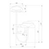 Бра Eurosvet Fungo 50388/2 LED черный