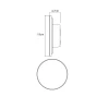 Уличный настенный светодиодный светильник Arte Lamp Nimbo A3412AL-1BK