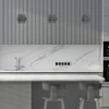 Рамка Werkel Slab на 5 постов серебро/софт W0052965 4690389207952