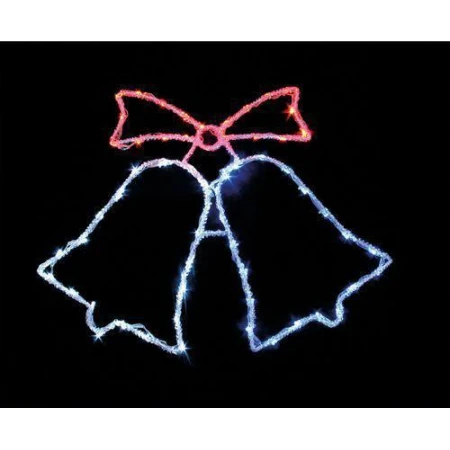 Световая фигура 230v  60 led красный+белый+синий, 10.8w, 20ma, с контроллером, ip 20, шнур 1.5м 0.75мм, lt013