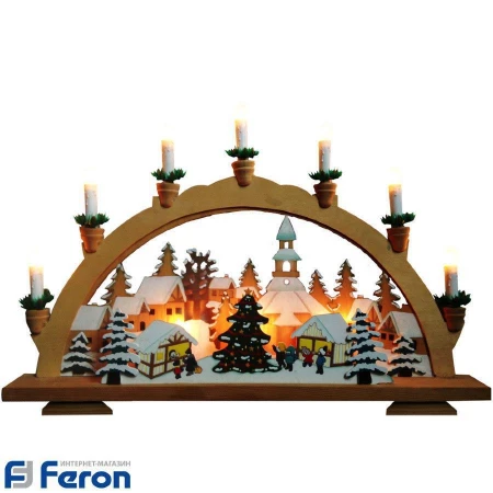 Световая фигура "елочки и фонарики", lt082