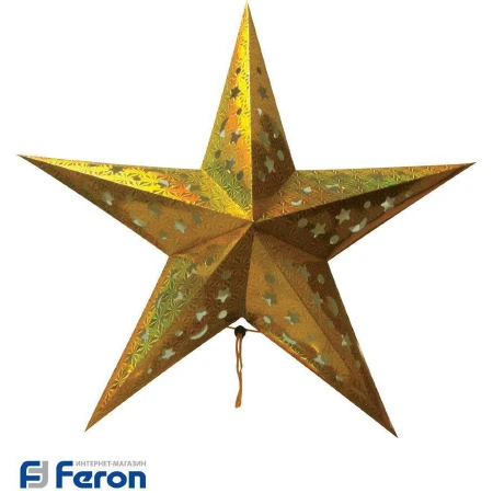 Новогоднее украшение "золотая звёздочка", lt101