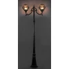 Светильник садово-парковый Feron PL5058 столб 2*100W E27 230V, черное золото