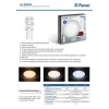 Светодиодный управляемый светильник накладной Feron AL5000 тарелка 100W 3000К-6500K белый с кантом