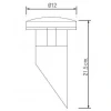 Садово-парковый светильник hl211l 5.5w led