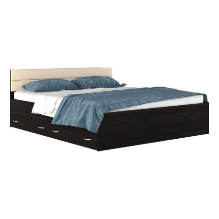 Кровать двуспальная Виктория-МБ с матрасом 2000x1800