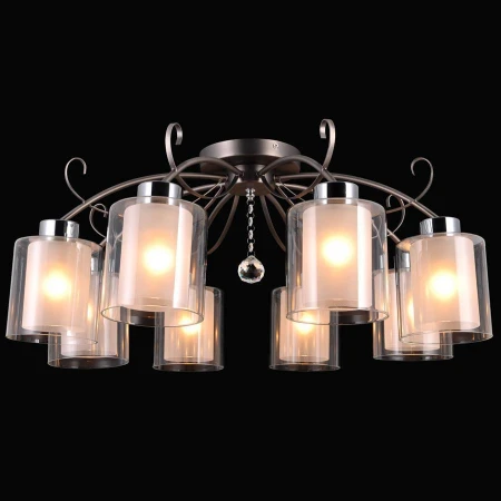 Люстра Natali Kovaltseva MYSTERY 75094/8C STAIN NICKEL MYSTERY