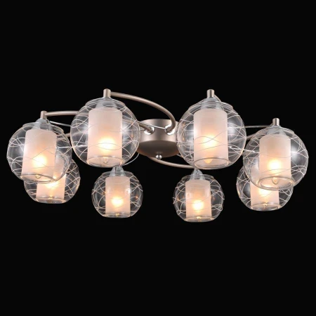 Люстра Natali Kovaltseva TWIN 75089/8C NICKEL, CHROME TWIN