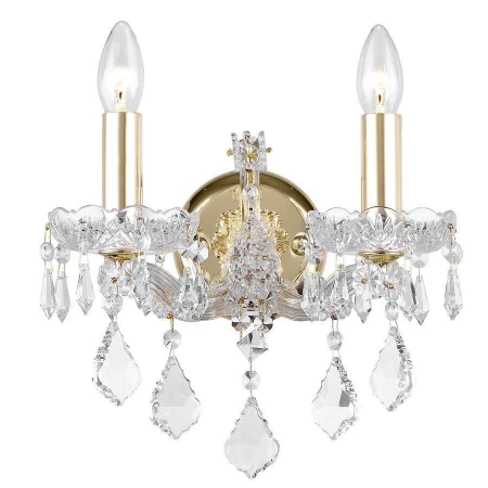 Хрустальное бра Dio D arte Lampadari Diamante E 2.1.2.200 G