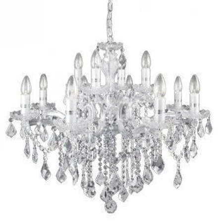 Хрустальная люстра Ideal Lux FLORIAN SP12 CROMO FLORIAN