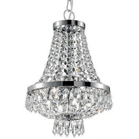 Хрустальная люстра Ideal Lux CAESAR SP4 CROMO CAESAR