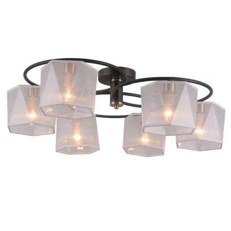 Люстра Natali Kovaltseva 76056/6C MATT BLACK