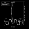 Подвесная люстра Lightstar Bianco 760086 Подвесная люстра Lightstar Bianco 760086