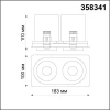 Встраиваемый светодиодный спот Novotech Lanza 358341