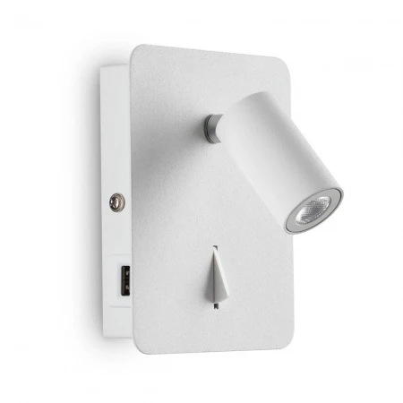 Светодиодный спот Ideal Lux Gea AP1 Square Bianco