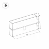 Трековый светодиодный светильник Arlight Mag-Flat-Fold-45-S205-6W Warm3000 026985