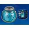 Светильник на солнечных батареях (UL-00003208) Uniel Modern USL-M-210/GN120 Blue Jar